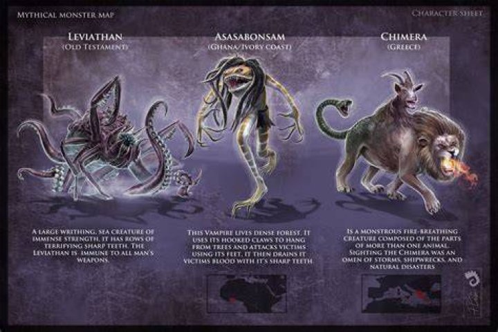 African mythology, Mythical monsters, Mythology