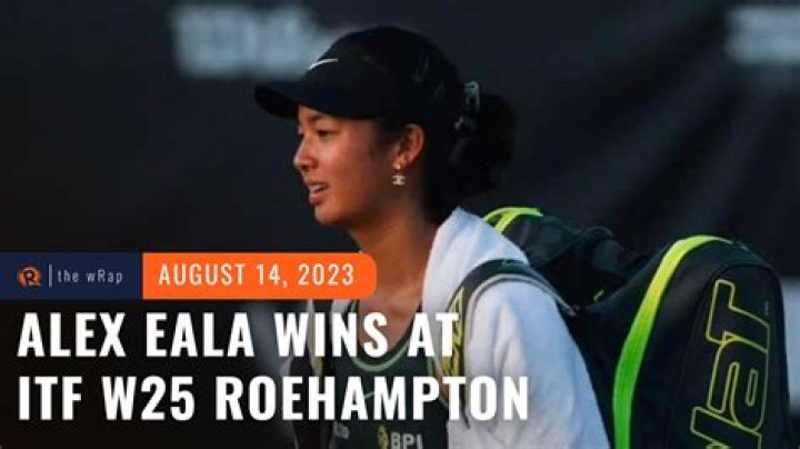 Alex Eala rules W25 Roehampton for fourth ITF title GMA News Online