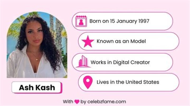 Ash Kash (Instagram Star) Age, Birthday, Bio, Facts, Family, Net