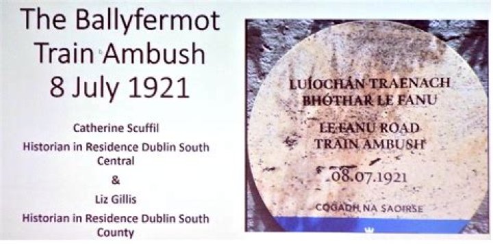 Ballyfermot Train Ambush 1921 Talk by Cathy Scuffil & Liz Gillis YouTube