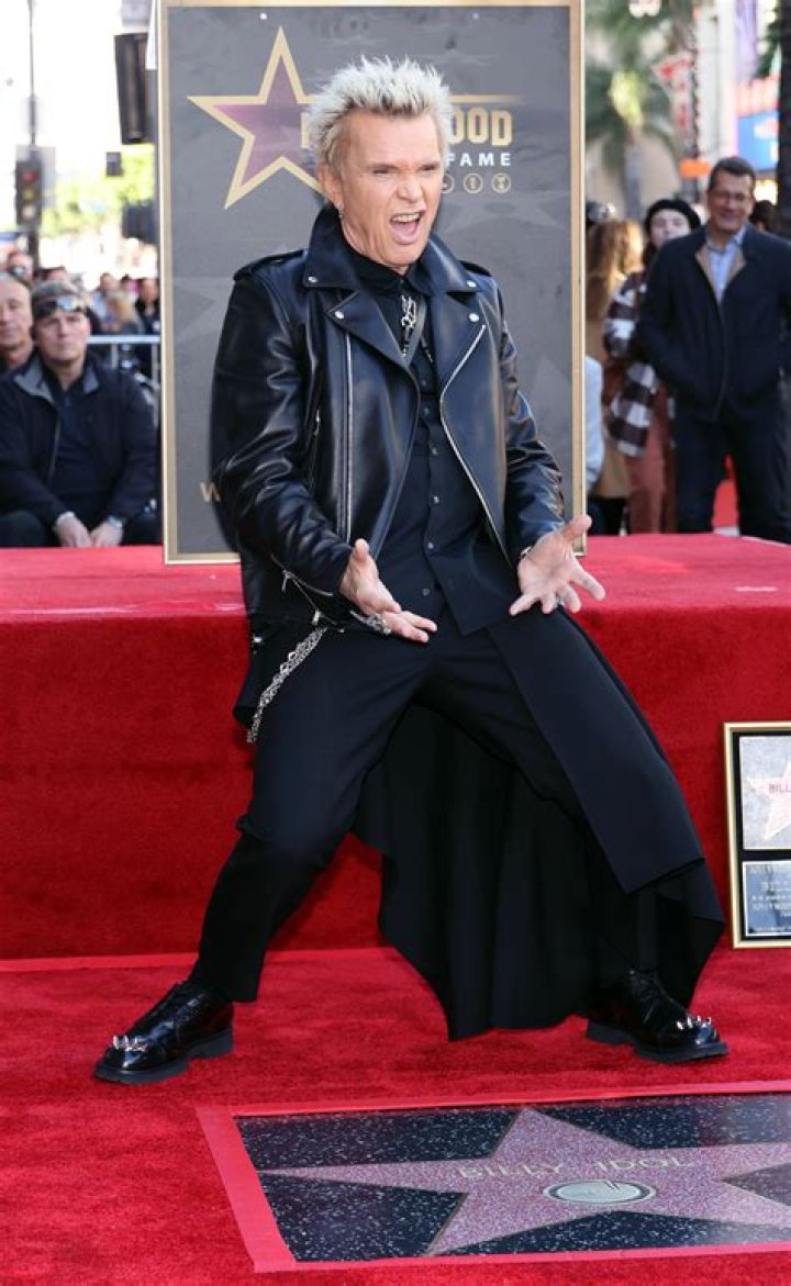 Billy Idol honored with star on Hollywood Walk of Fame 'I couldn't