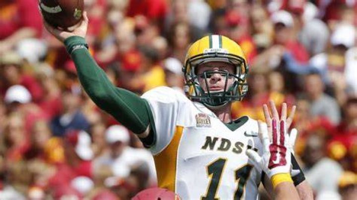 Carson Wentz's girlfriend caught him watching game film on date night
