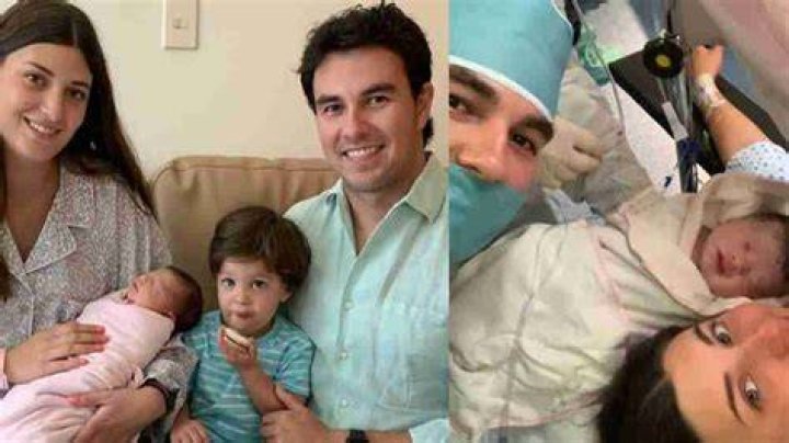 Checo Pérez anunció el nacimiento de su cuarto hijo. VIDEO Mediotiempo