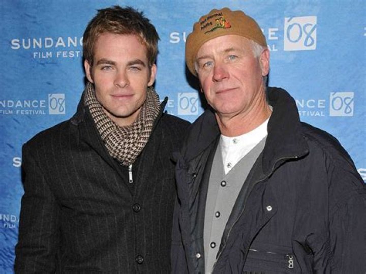 Chris Pine.....with his Father (from that 80's show, "Chips") Chris