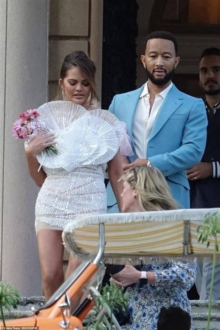 Chrissy Teigen Parades Her Enviable Long Legs in Super Tall Summer