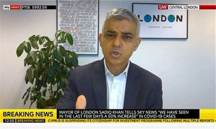 Coronavirus UK Sadiq Khan accused of putting lives at risk Express