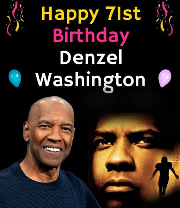 Denzel Washington... We celebrate you!