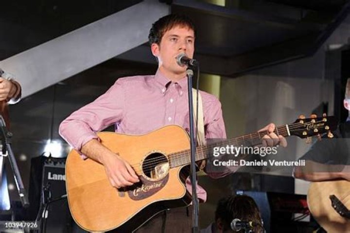 Edward Ibbotson singer of the band Life In Film performs during the