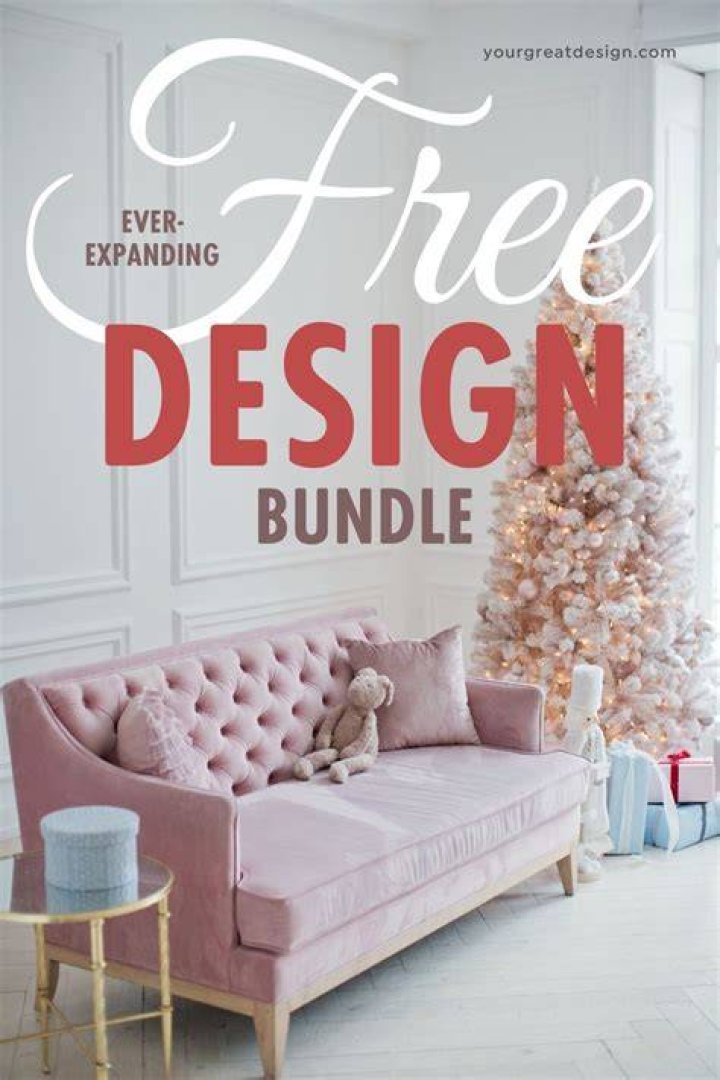 Free digital design bundle with 30+ items commercially available