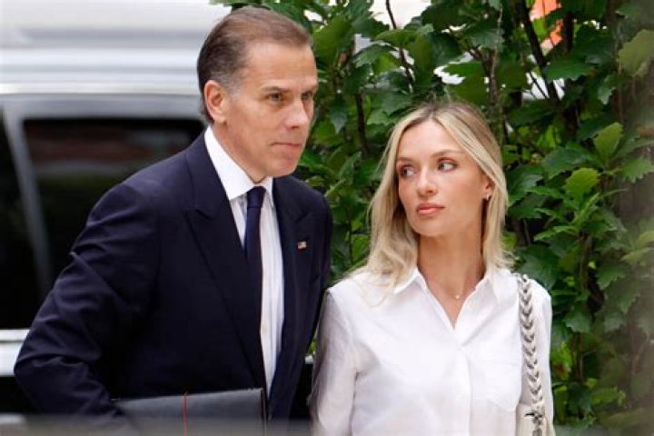 Hunter Biden&rsquo;s wife Melissa Cohen stuns in red coat as she takes center