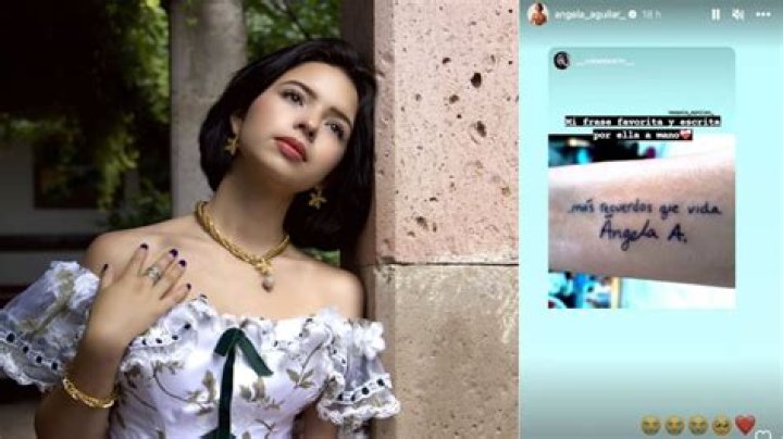 &iquest;&Aacute;ngela Aguilar se hace tatuaje en la espalda? People en Espa&ntilde;ol