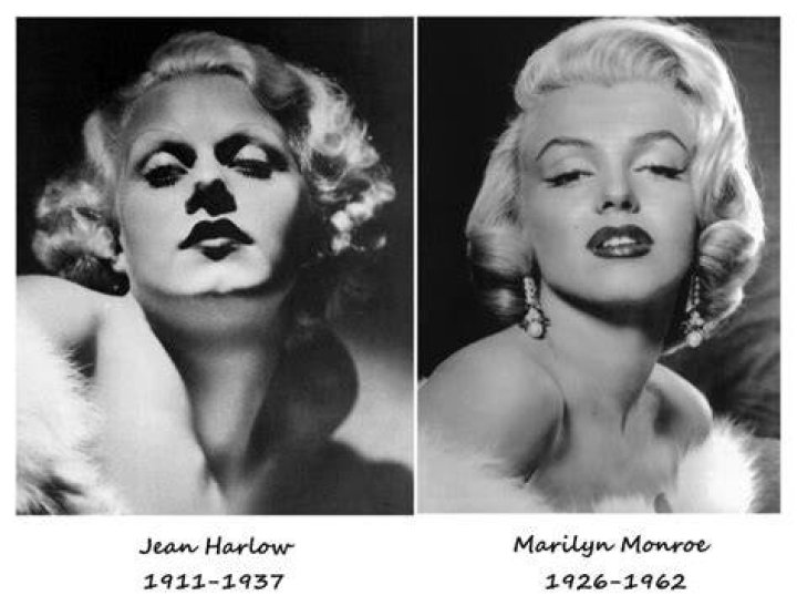 Jean Harlow, Marilyn Monroe's idol, was Hollywood's original blonde