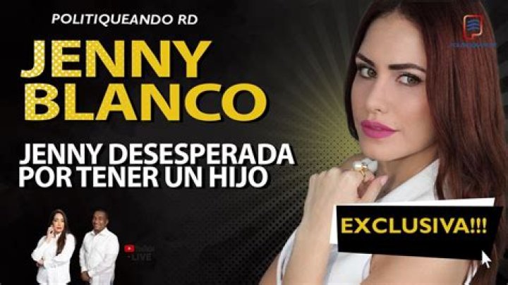 Jenny Blanco &ldquo;Yo no abandon&eacute; mi carrera en mi pa&iacute;s&rdquo; Ensegundos.do