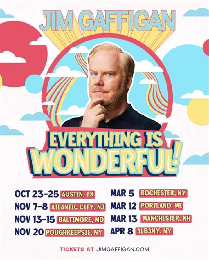 Jim Gaffigan Concerts Tour, next Setlist 2022