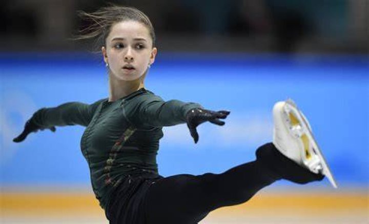 Kamila Valieva Russian star trains as usual at Beijing Olympics