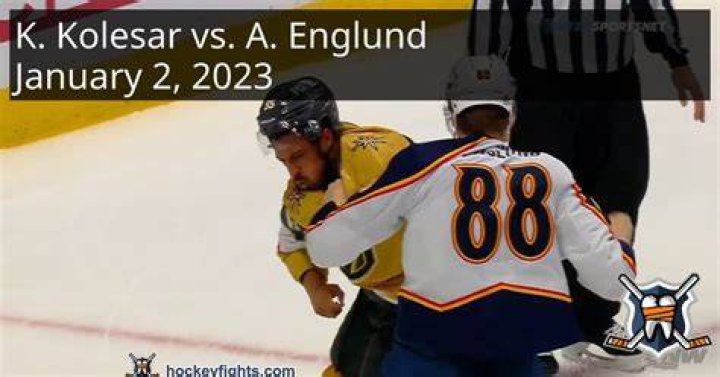 Keegan Kolesar vs. Andreas Englund, January 02, 2023 Vegas Golden