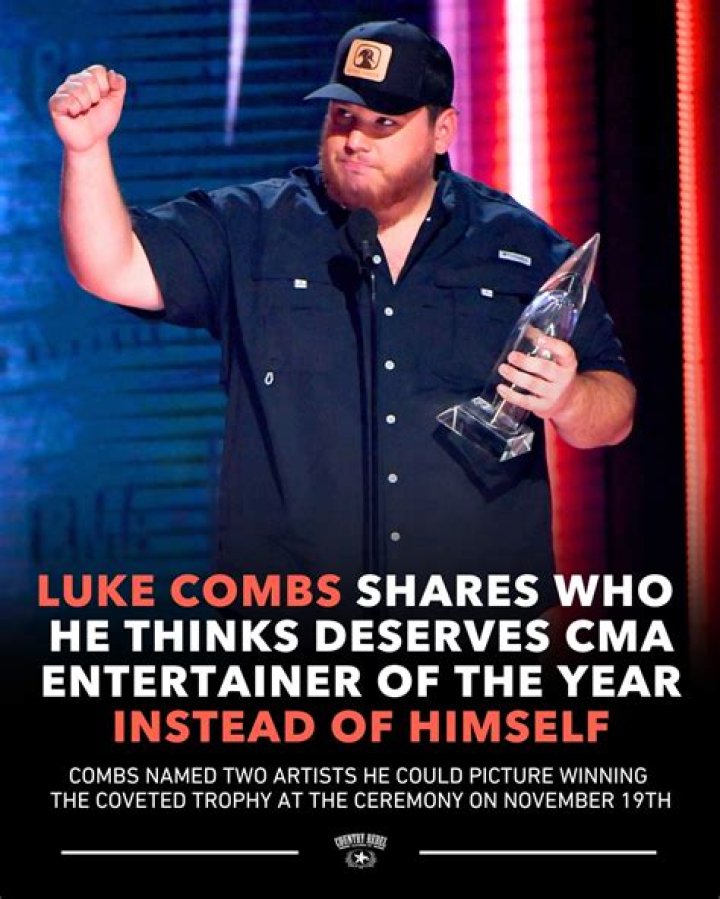 Luke Combs Nominated for Two 2023 CMT Awards Holler