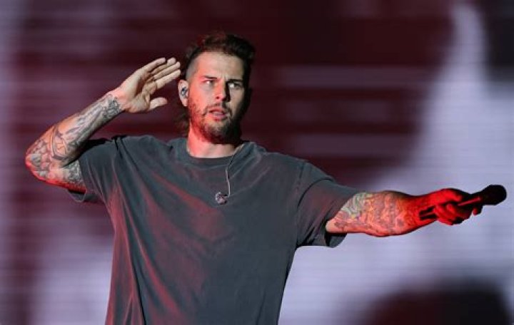 M. Shadows from Avenged Sevenfold Men, Beautiful People, Hello
