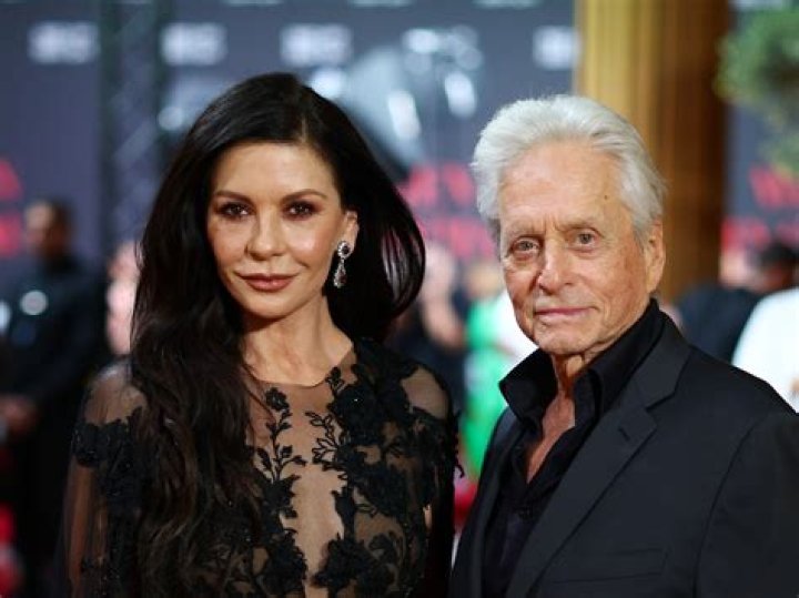 Michael Douglas Joined by Wife Catherine ZetaJones and Son Dylan at