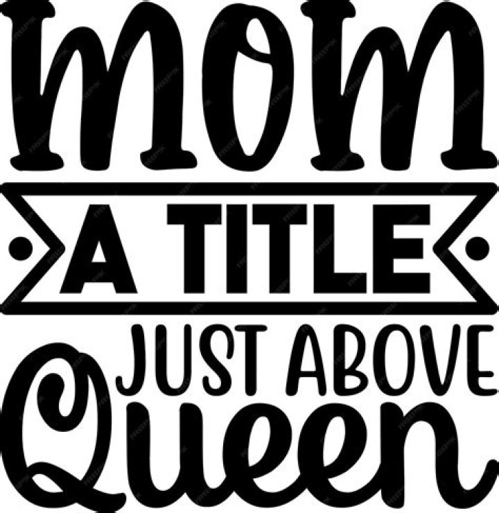 Mom A Title Just Above Queen Mother Customized Wall Decal Custom