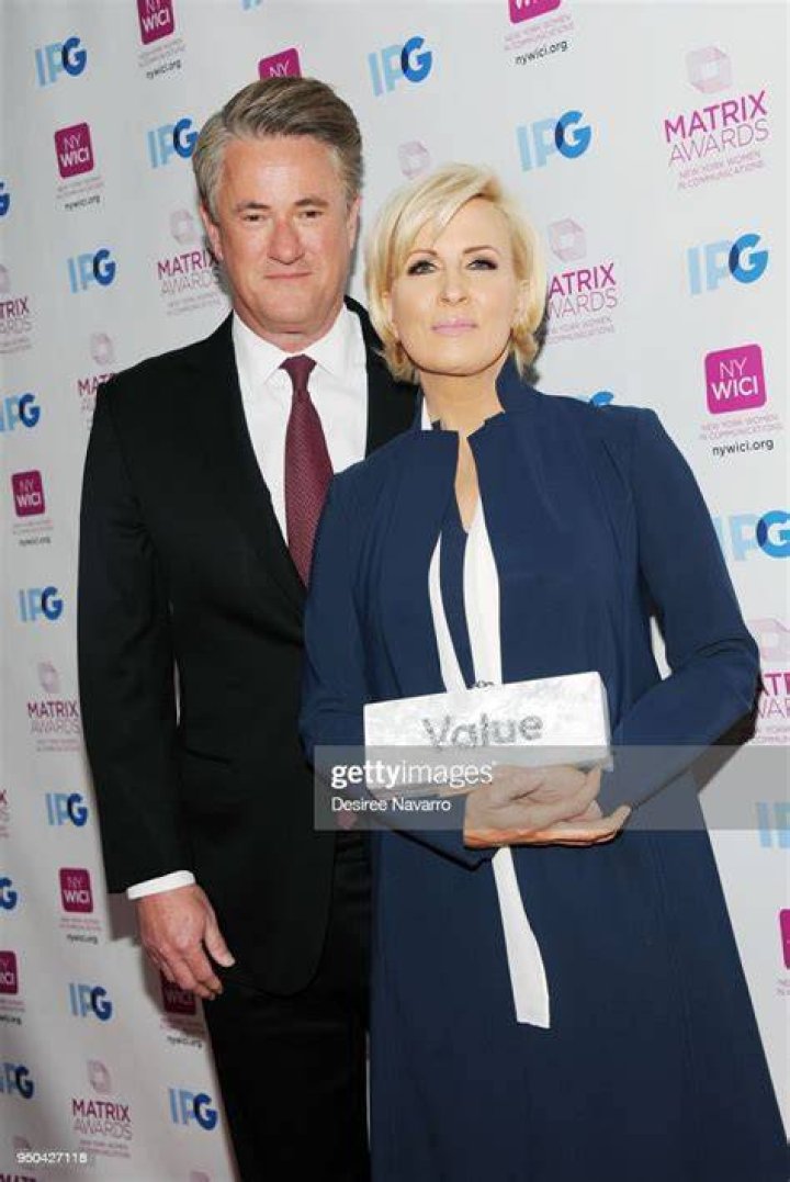 News presenter Mika Brzezinski and Carlie Hoffer pose for a portrait