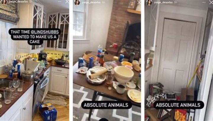 Paige DeSorbo Shows Mess Inside Winter House Home in Stowe, VT Style
