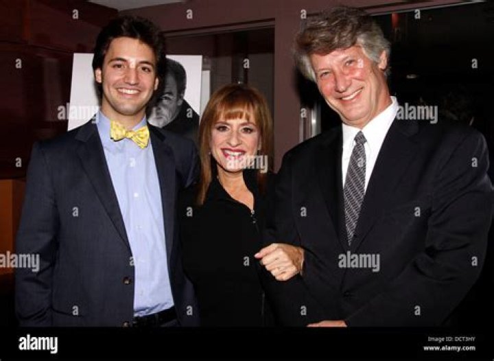 Patti LuPone with her son Joshua Johnston and husband Matthew Johnston