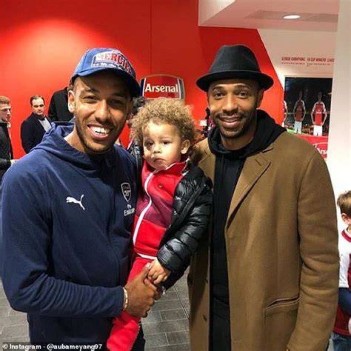 PierreEmerick Aubameyang children Meet son Curtys Aubameyang