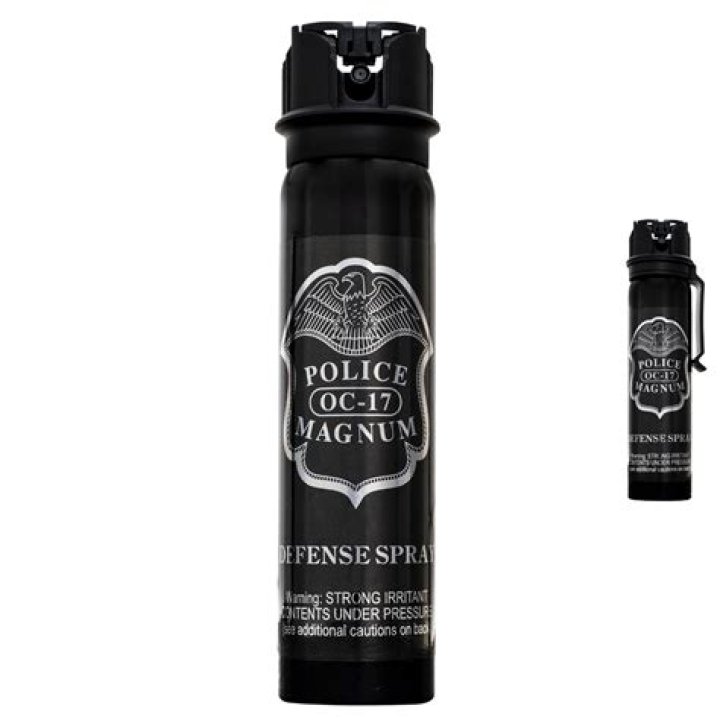 Police Pepperspray package cracked mall heist case