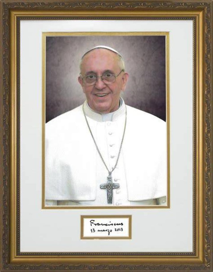 Print Only Pope Francis Formal Portrait Available 3 sizes BCPR F