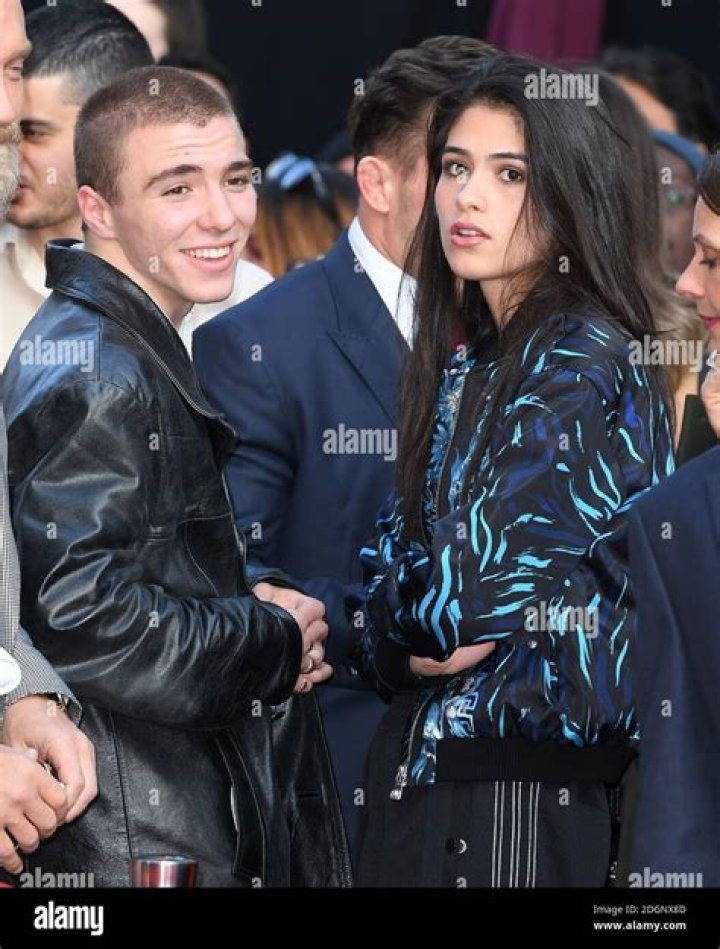 Rocco Ritchie and girlfriend Kim Turnbull at London Fashion Week
