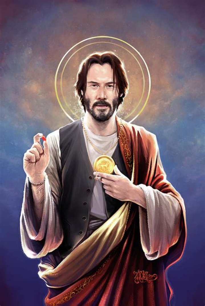 Saint Keanu of Reeves The Art of Vincent Carrozza
