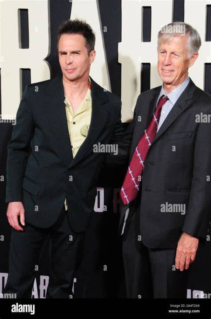 Sam Rockwell And Father At Screening Of Confessions Of A Dangerous Mind