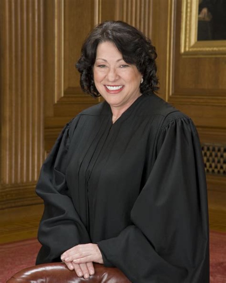 Sonia Sotomayor Latina Associate Justice of SCOTUS voted to legalize