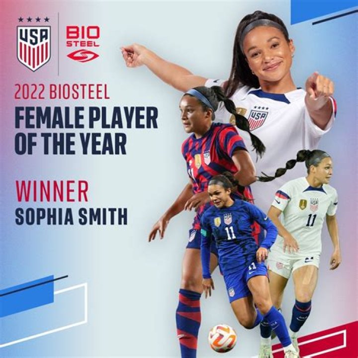 Sophia Smith Voted 2022 U.S. Soccer Female Player of the Year