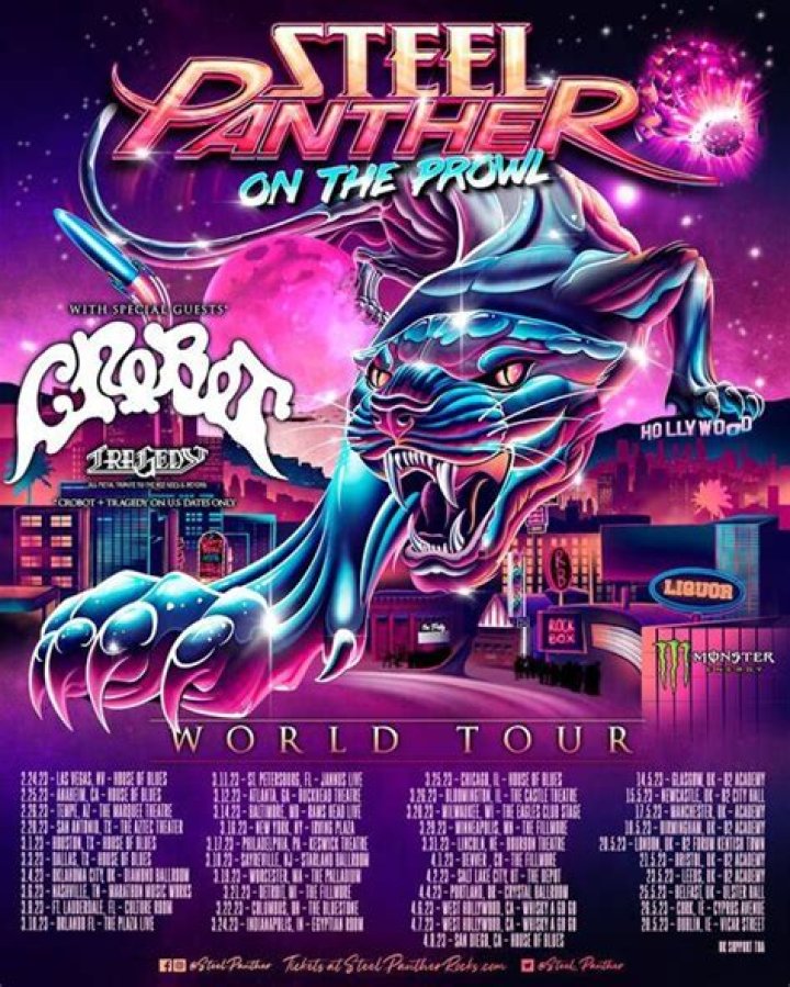 Steel Panther Tickets Steel Panther Tourdaten & Konzerte 2024