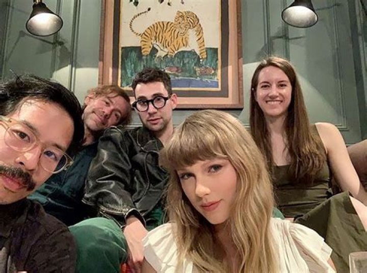 Taylor Swift Snaps Selfie with Folklore Collaborators Ahead of Grammys