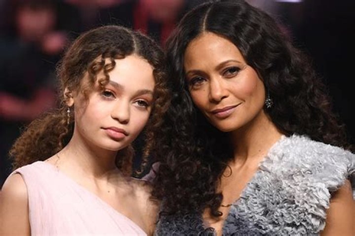 Thandie Newton Twins with Daughter Nico Parker at the Dumbo Premiere