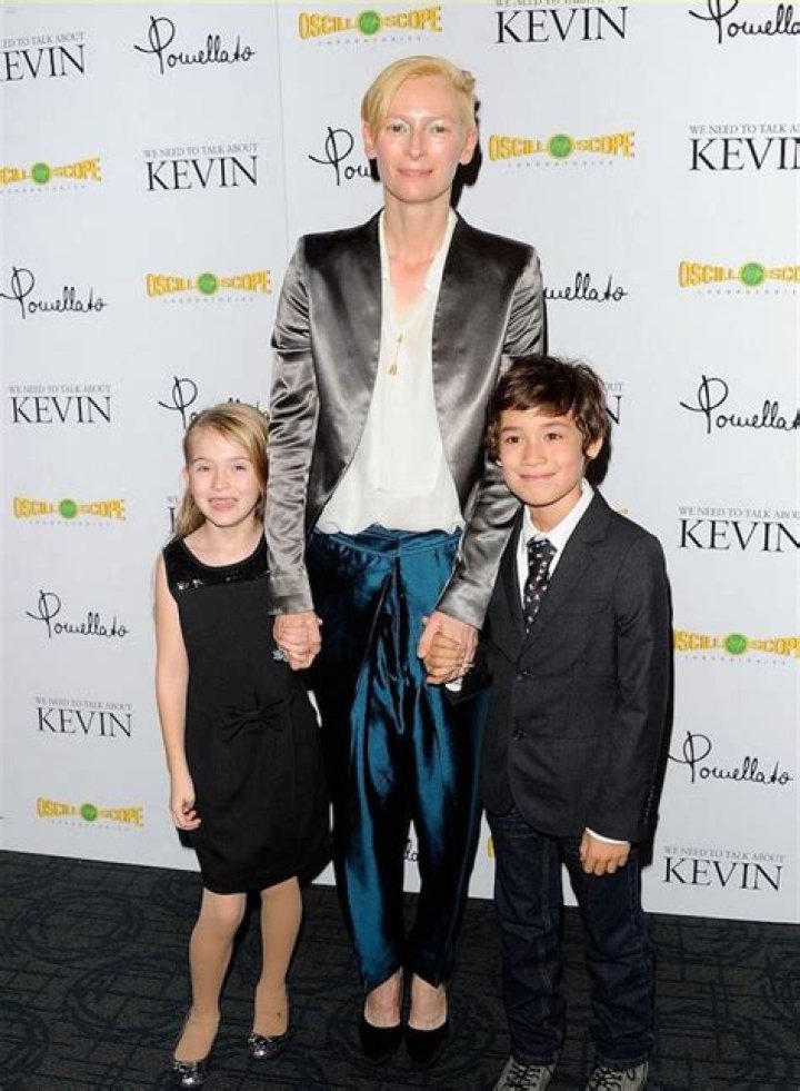 Tilda Swinton and her kids Tilda swinton children, Celebrity kids