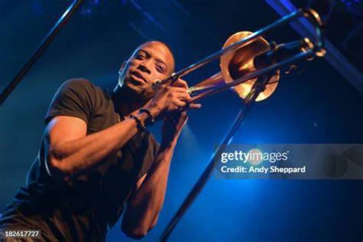 Troy Andrews aka Trombone Shorty performs at the New Orleans Jazz