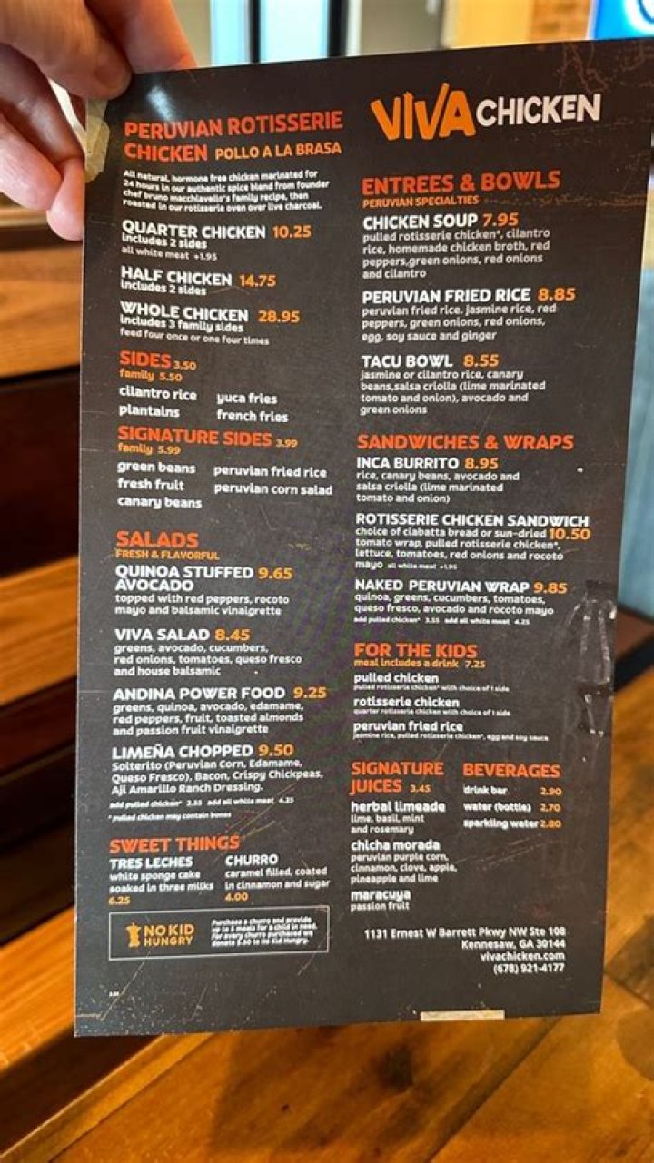 Viva Chicken GlutenFree Menu This Vivacious Life