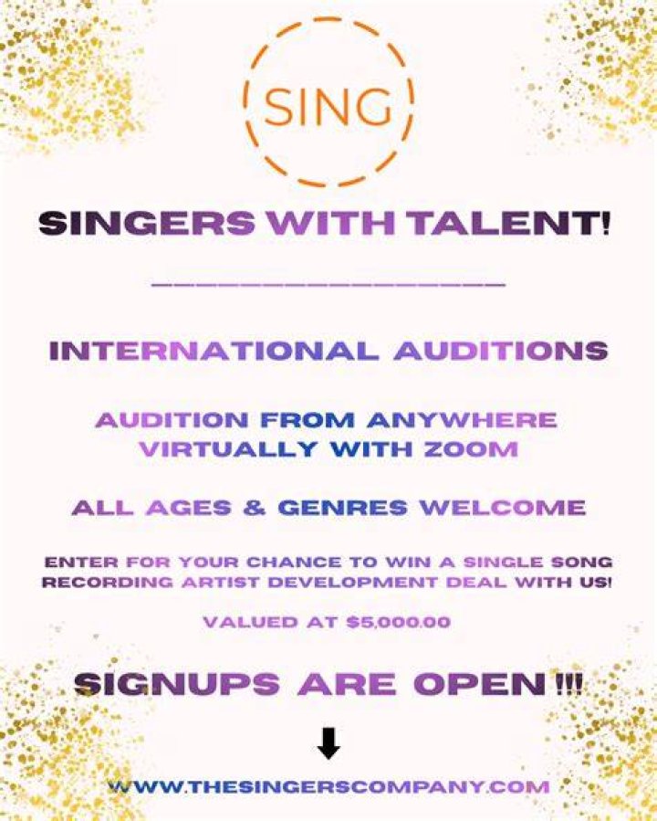 Vocal Talent & Singers