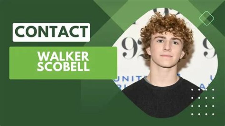 Who is Walker Scobel? Biography, Wiki, Age, Net Worth and Acting Career