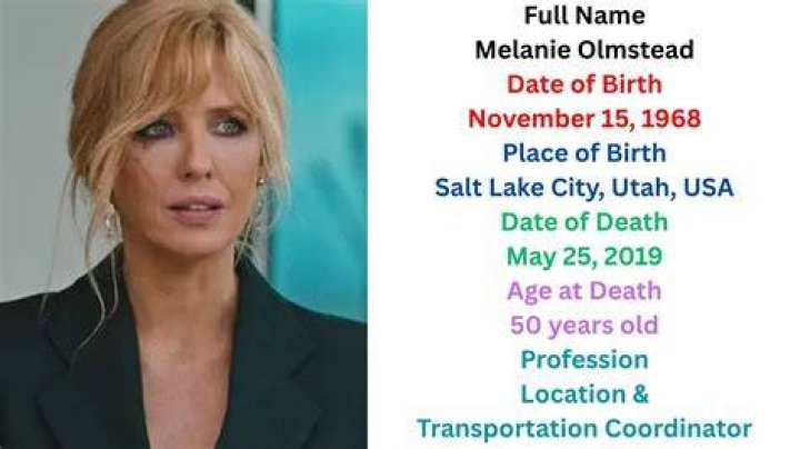 Who Melanie Olmstead in Yellowstone? Tribute and C... Yellowstone Shotoe