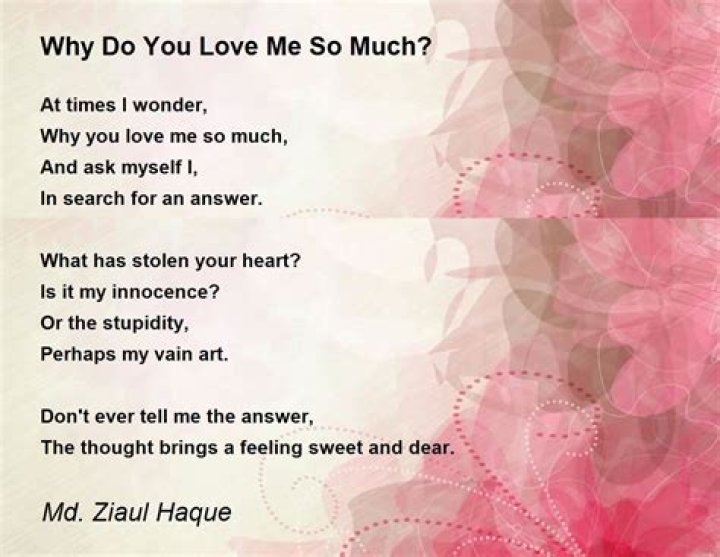 Why Do You Love Me? These Answers Will Help Make Her Day?