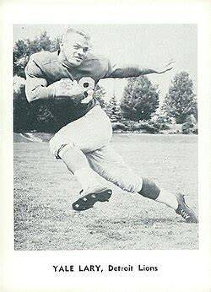 Yale Lary, a Force on the Detroit Lions&rsquo; TitleWinning Teams of the